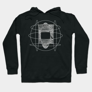 Monochrome abstraction Hoodie